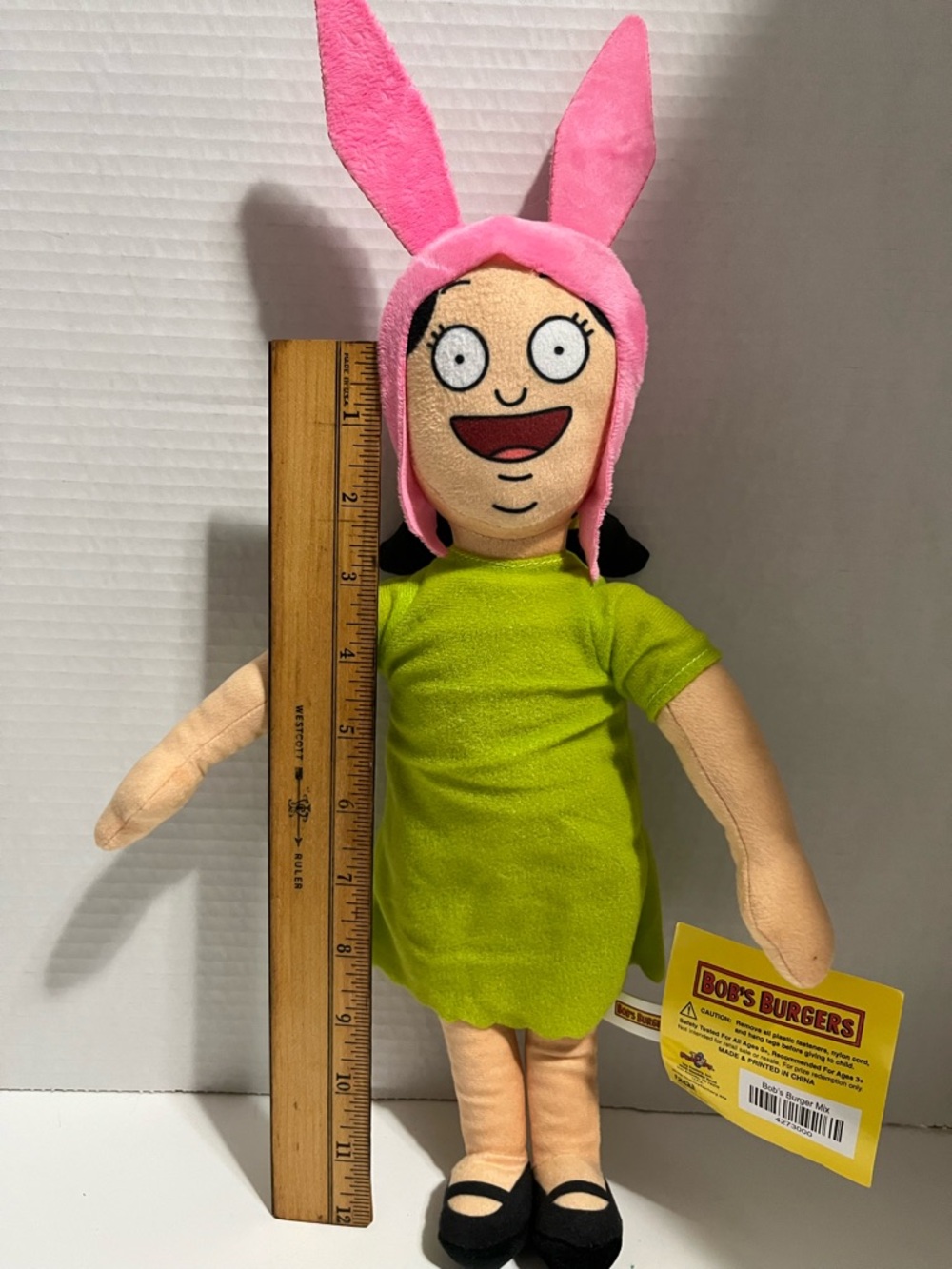 Louise Belcher plush from Bob’s Burgers perfect for fans and collectors !